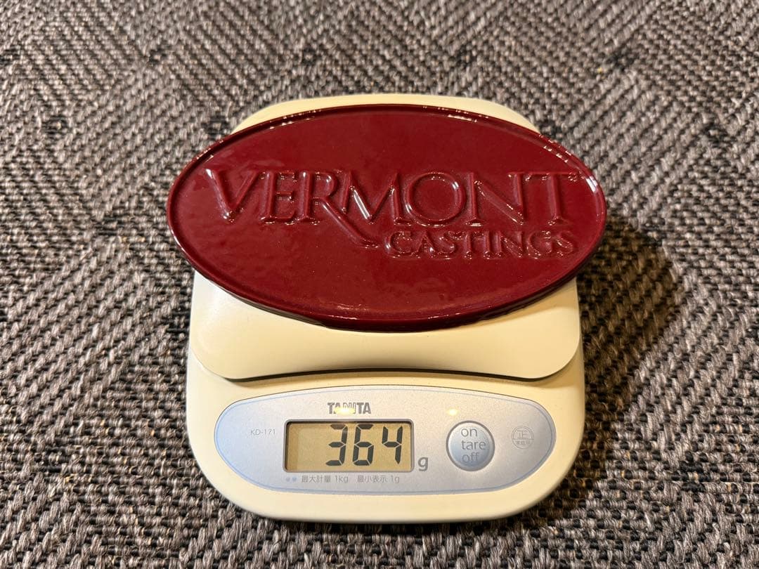 VERMONT CASTINGS 鋳鉄製 ホウロウレッド カラーサンプルプレート