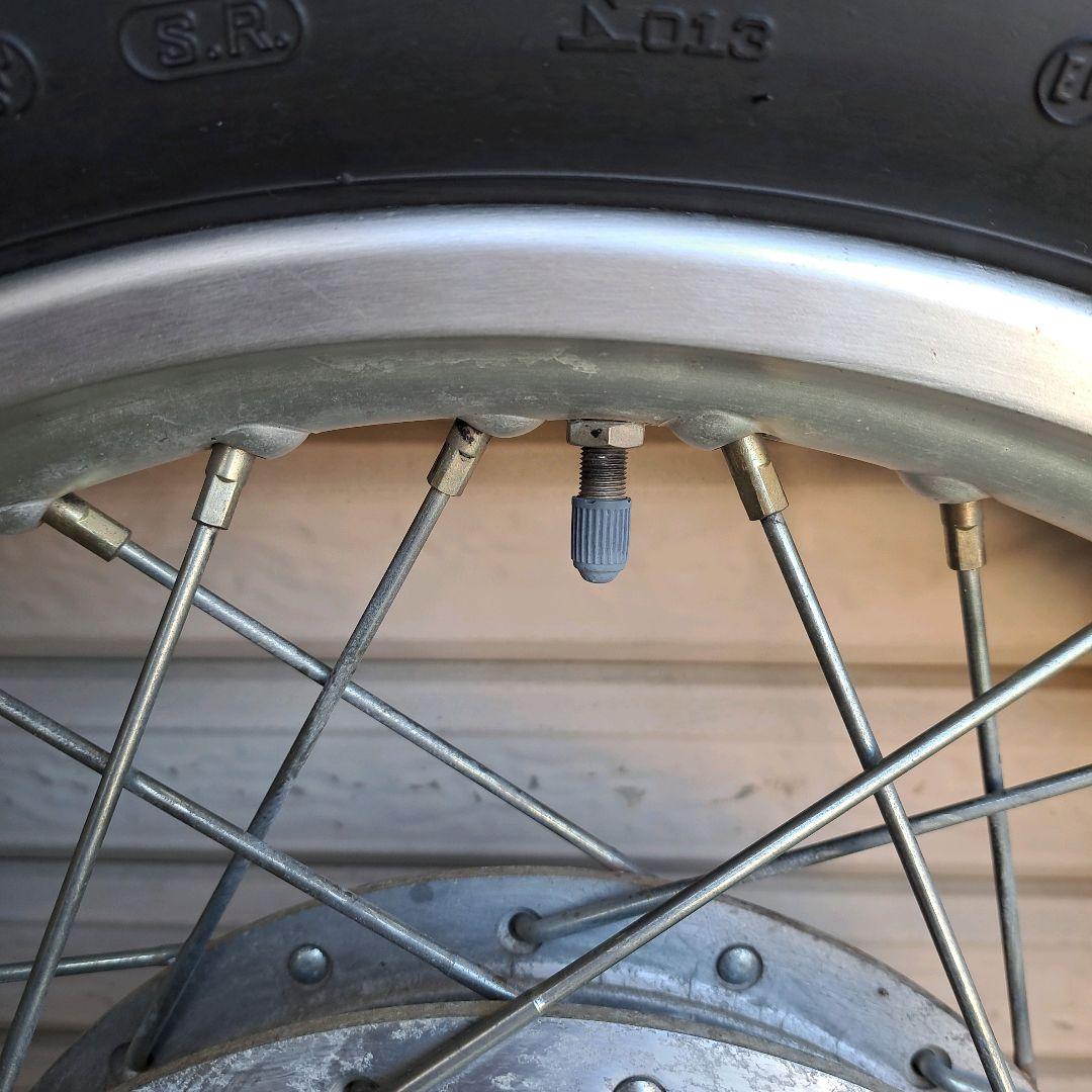 ヤマハ SR400 SR500 ホイール ドラムブレーキ バイクパーツ 当時物