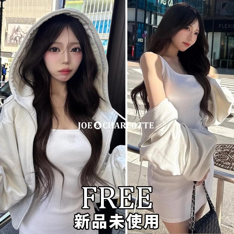 ダーリッチ darich シェイプリブカットミニワンピース ホワイト FREE