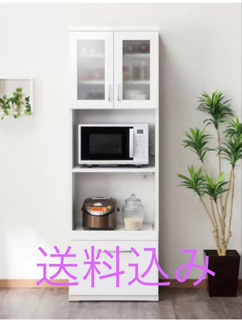 【送料込み】ニトリ レンジボード　幅60cm ニトリ（NITORI） 幅60 レンジボード(ブレットN 60OP LBR) レンジ台 幅