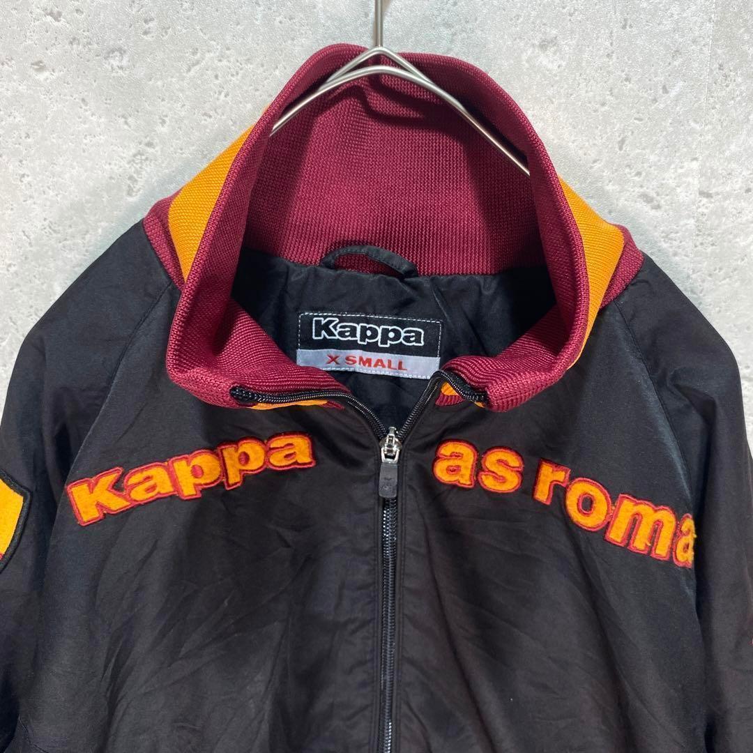 ビンテージEURO古着90s黒ASローマKappaトラックジャケット - メルカリ