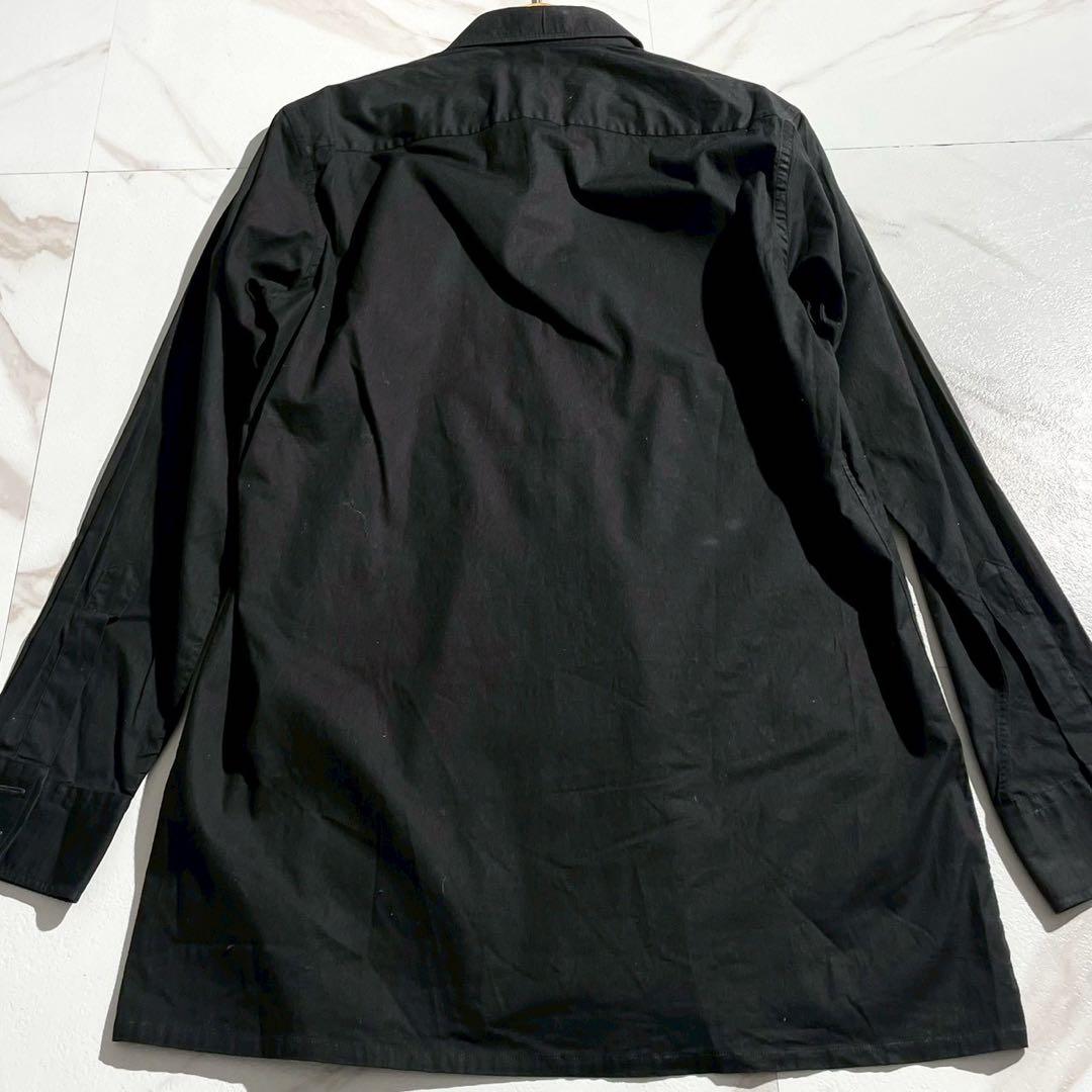 希少】マルセルラサンス 長袖シャツ 90s フランス製 コットン ブラック