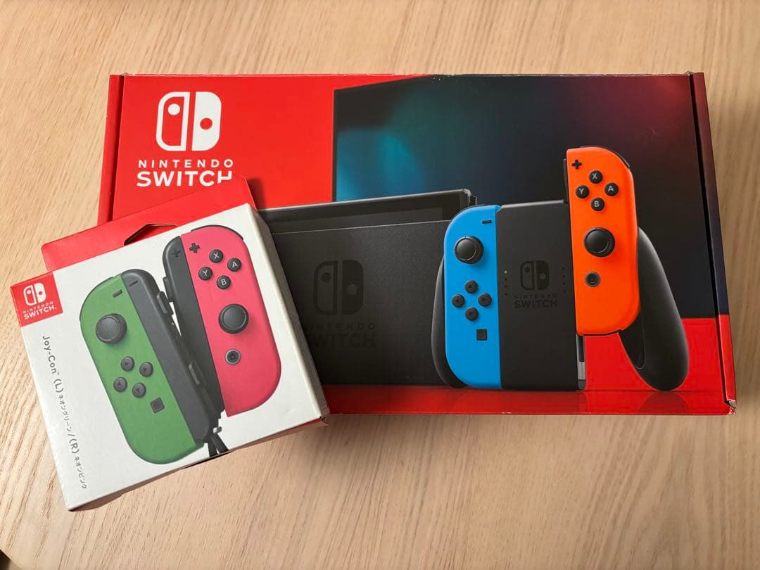 【美品】Nintendo Switch 本体 Joy-Conセット Nintendo Switch 任天堂 ニンテンドースイッチ 本体 Joy-Con (L)/（R