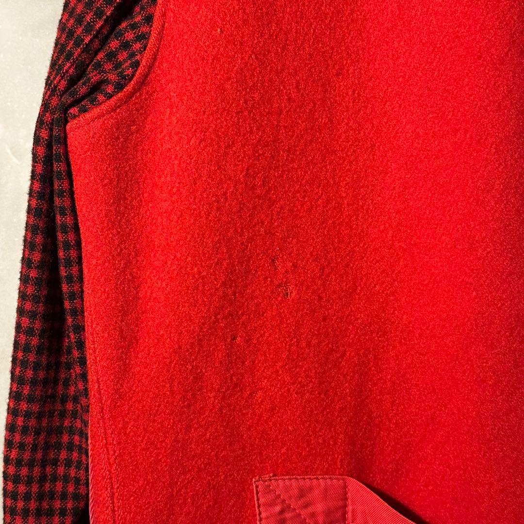 か*す様 50s Woolrich ウールリッチ ノーカラージャケット ベスト