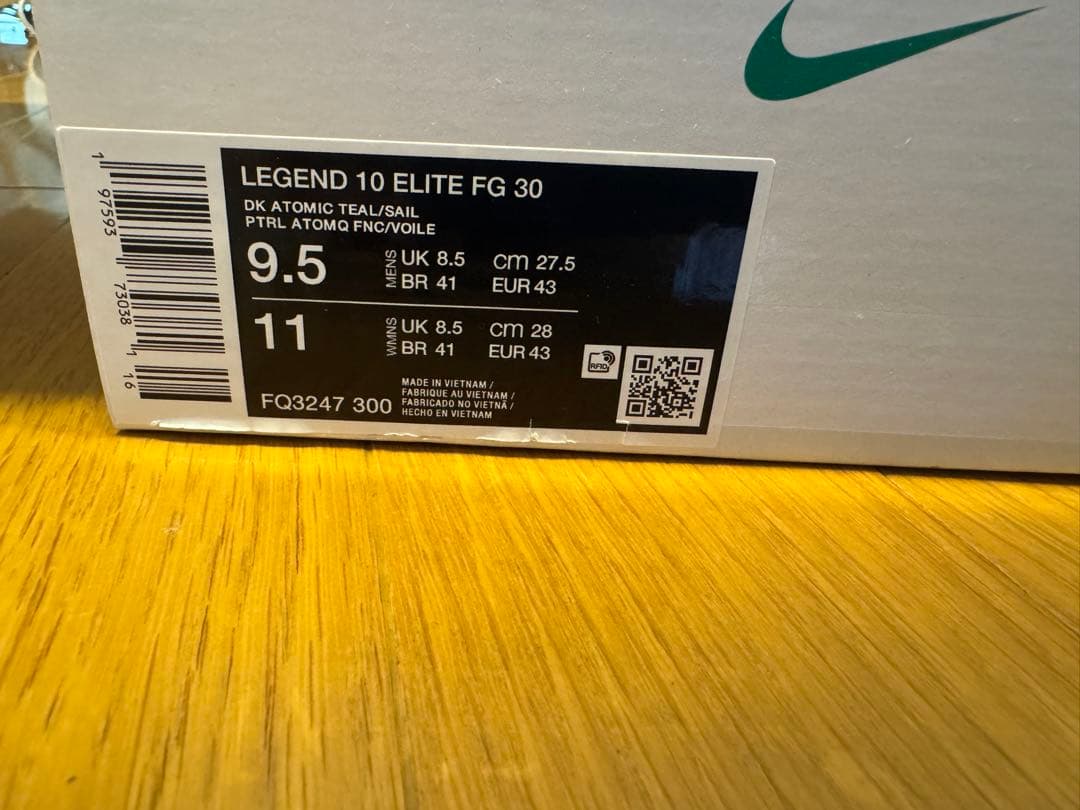 NIKE ナイキ　ティエンポレジェンド10 FG 27.5cm 30周年モデル