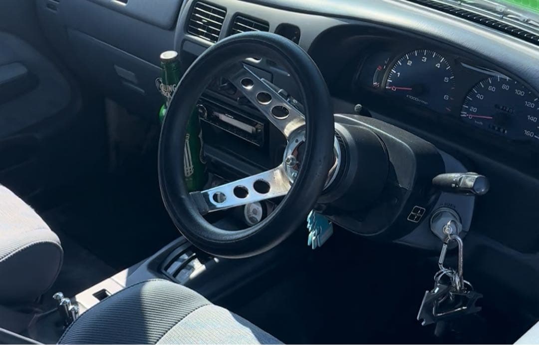 MOONEYESステアリング MOONEYES ORIGINAL Classic Style Vinyl Grip Steering Wheel 34cm