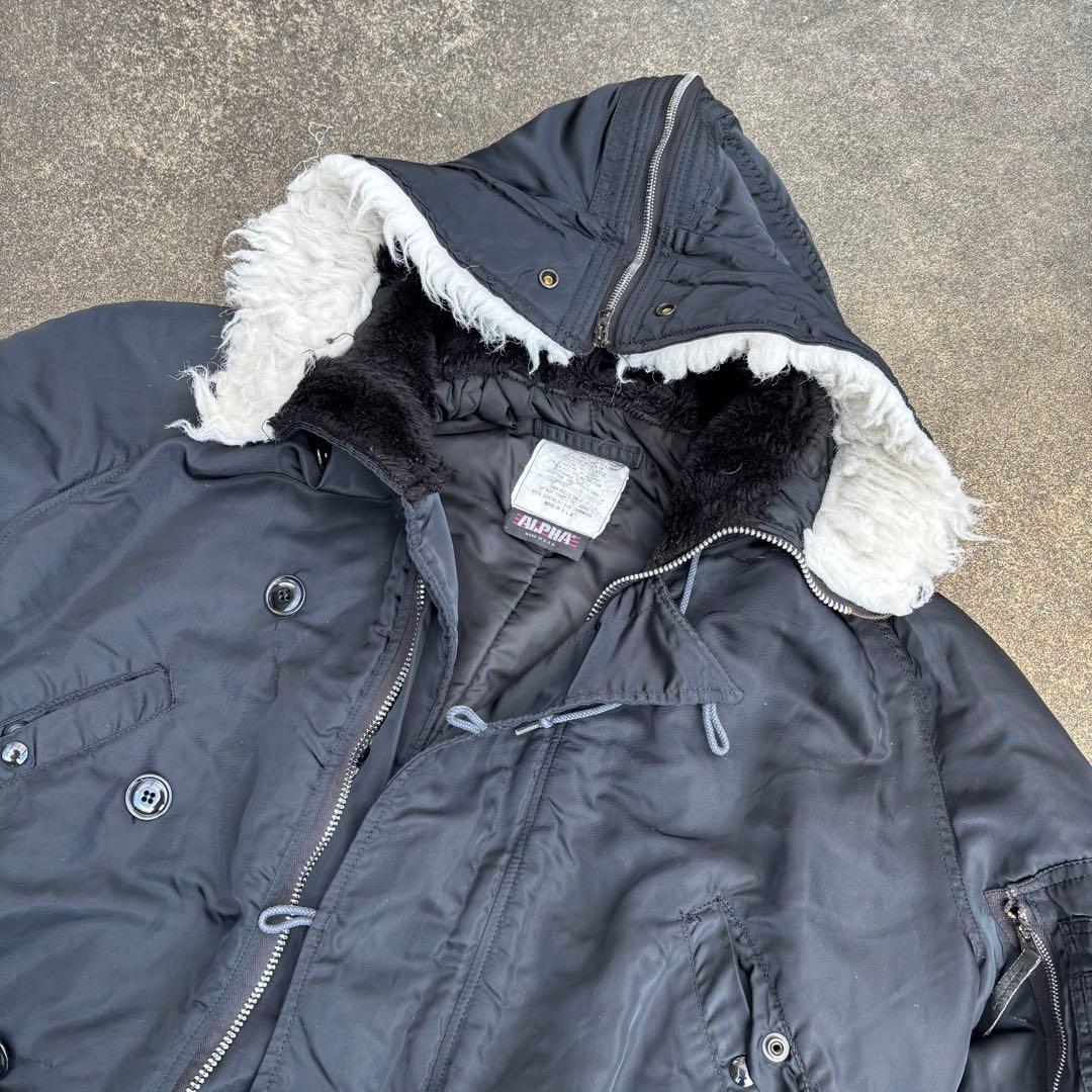 希少 90s USA製ALPHA N2B flight jacket 黒 L - メルカリ