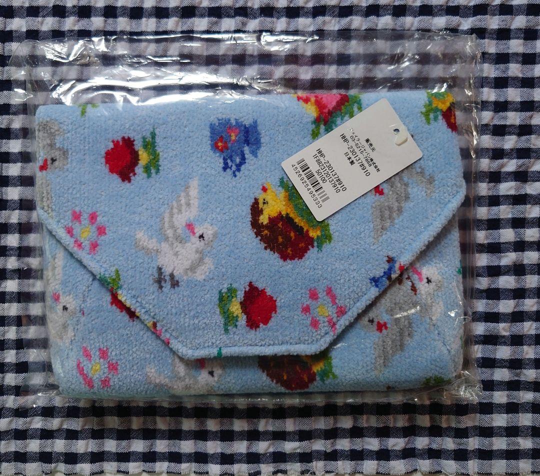 FEILER×鳩居堂　数寄屋袋　ブルー　ハイジ　フレンズ　フォレスト FEILER - フェイラー 鳩居堂 数寄屋袋 インザフォレストピジョン