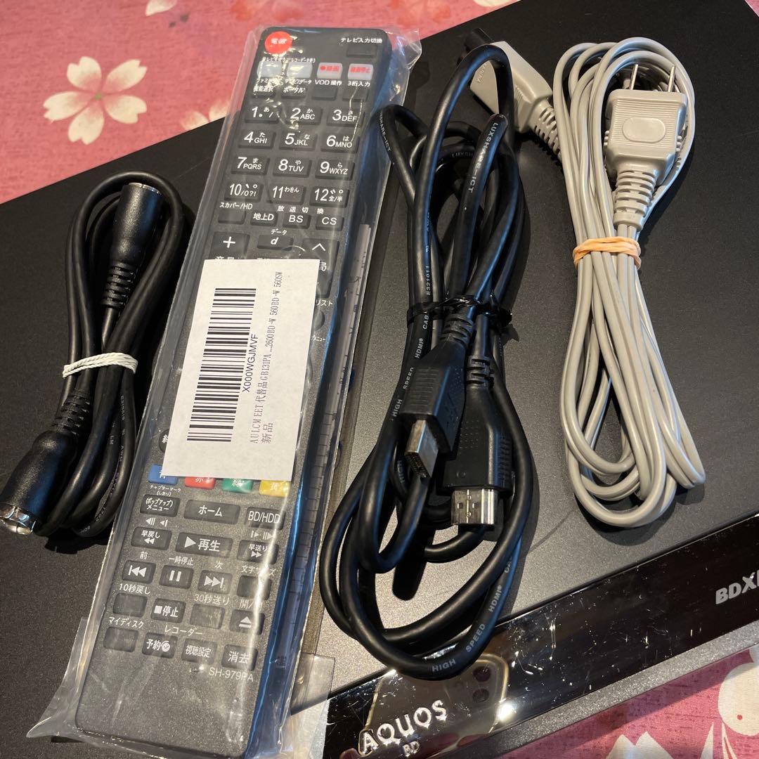 シャープBD−W1500 12倍2番組W録 1000GB 新品リモ等付フル装備！