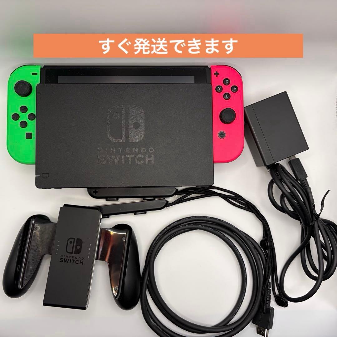 Nintendo Switch ネオンピンク/グリーン 本体 Amazon.co.jp: 【任天堂純正品】Joy-Con (L) ネオングリーン/ (R