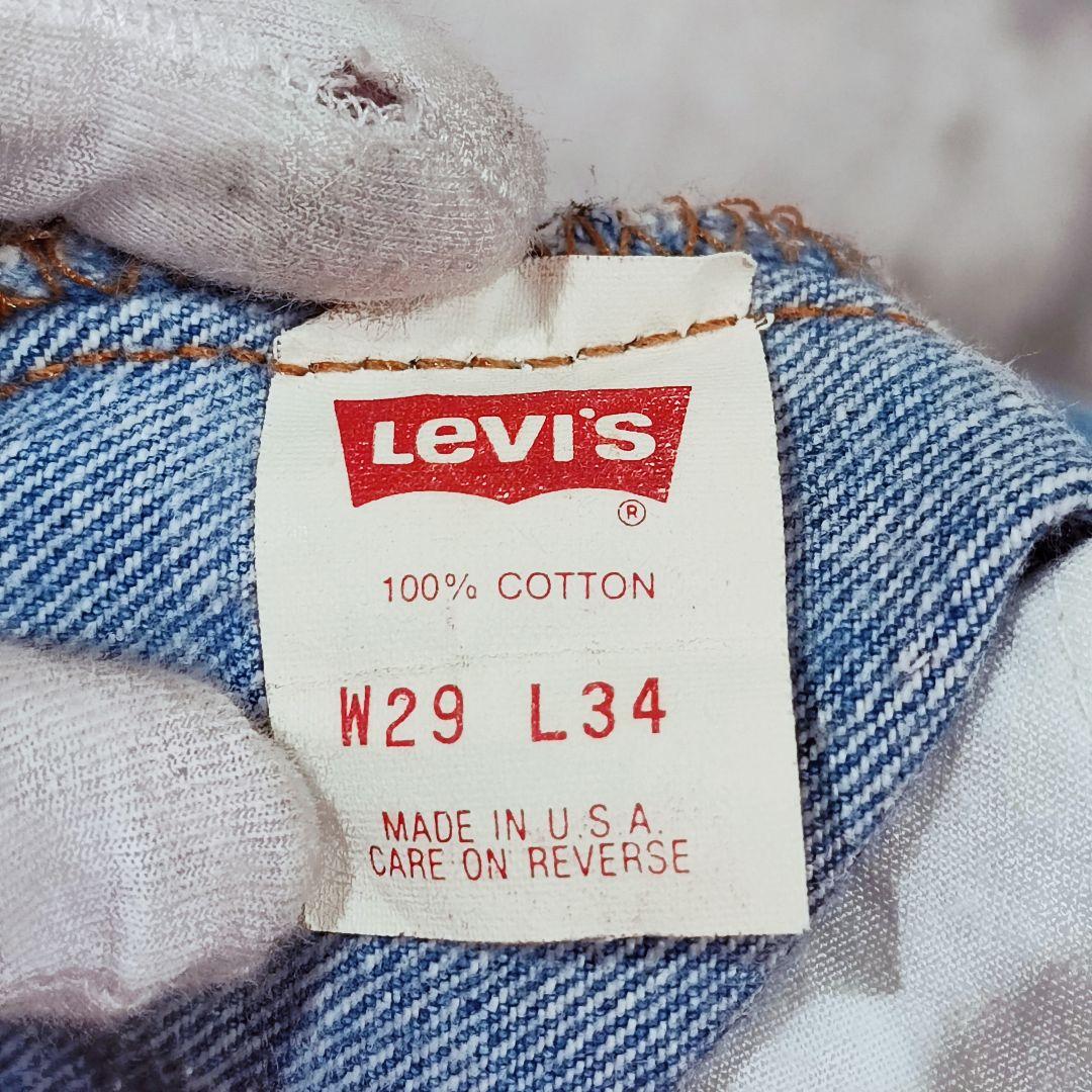 米国製☆Levi's 501 W29 L34 93年1月製造 ストレート 90s - メルカリ