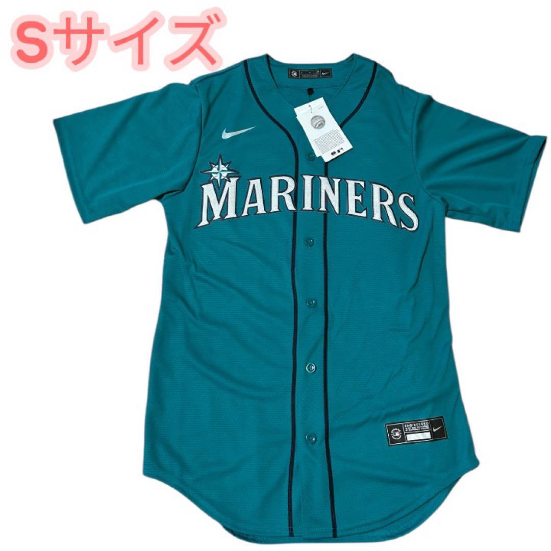 <新品>NIKE シアトル・マリナーズ　リミテッドユニフォーム Sサイズ NIKE マリナーズ ユニフォーム リミテッドジャージ ネイビー