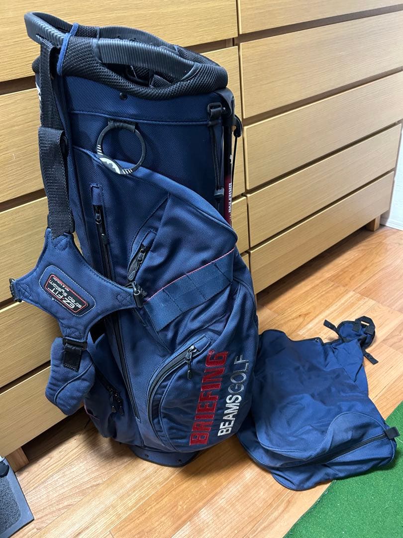 専用　BRIEFING BEAMS GOLF ゴルフバッグ ネイビー BRIEFING×BEAMS GOLF 8th CORDURA DENIM！｜ビームス ゴルフ 大丸東京