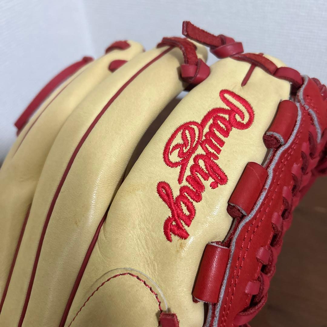美品 Rawlings THE GOLD GLOVE TEAMクリーム/レッド - メルカリ