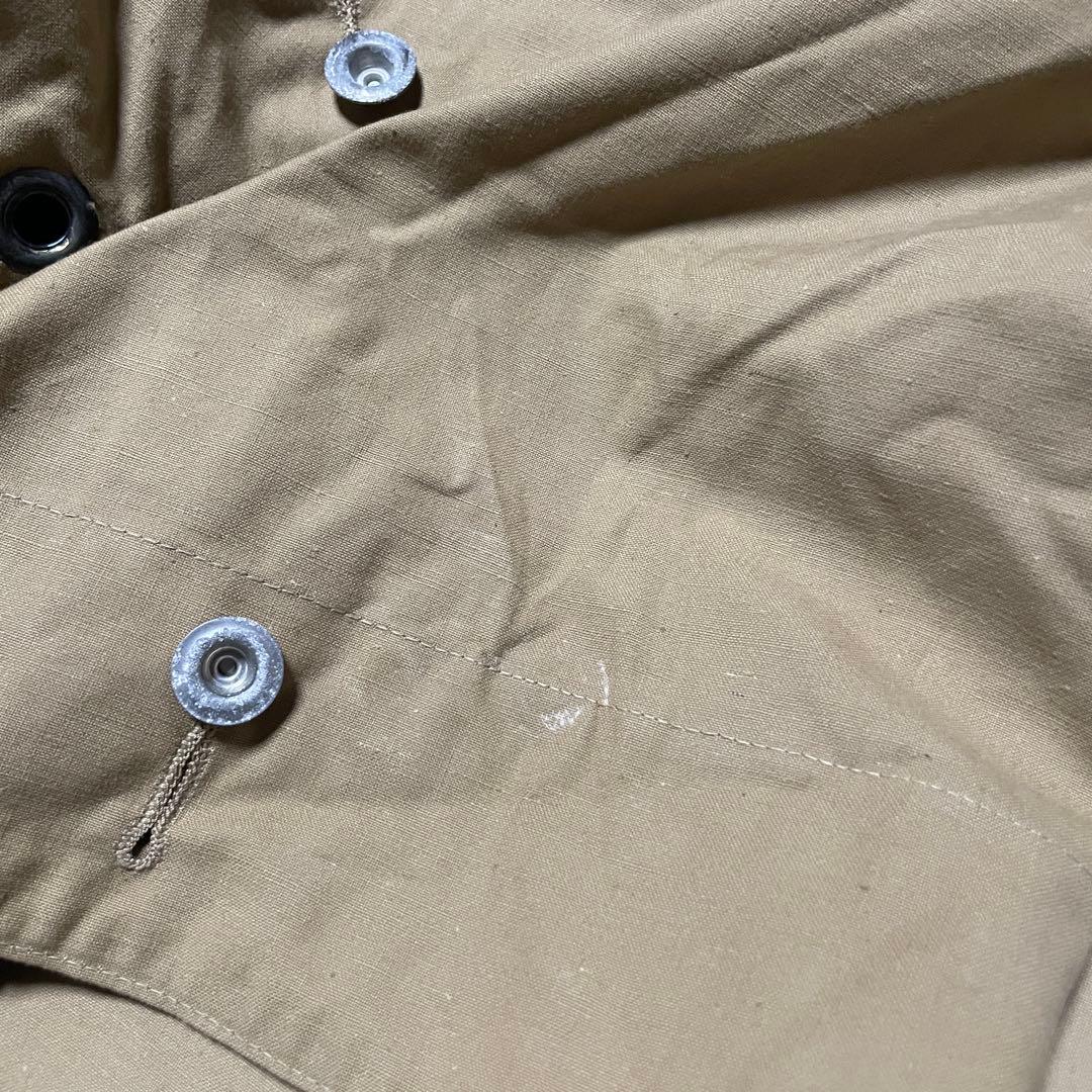 フランス軍 軍幕 ポンチョ 4枚セット 木製ペグ8本 デザート