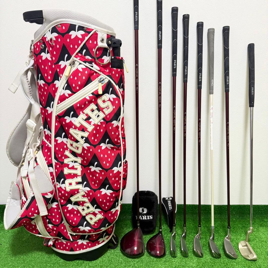 激レアバッグ✨ パーリーゲイツ パリス 初心者 レディース ゴルフクラブセット 楽天市場】PARIS×CONVERSE レディース ゴルフクラブセット8本組+