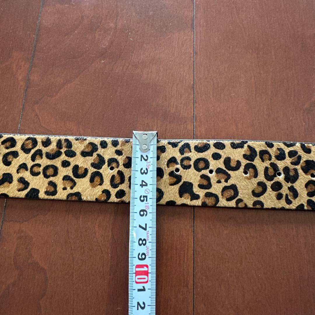 ZARA ヒョウ柄 ベルト 85 - メルカリ