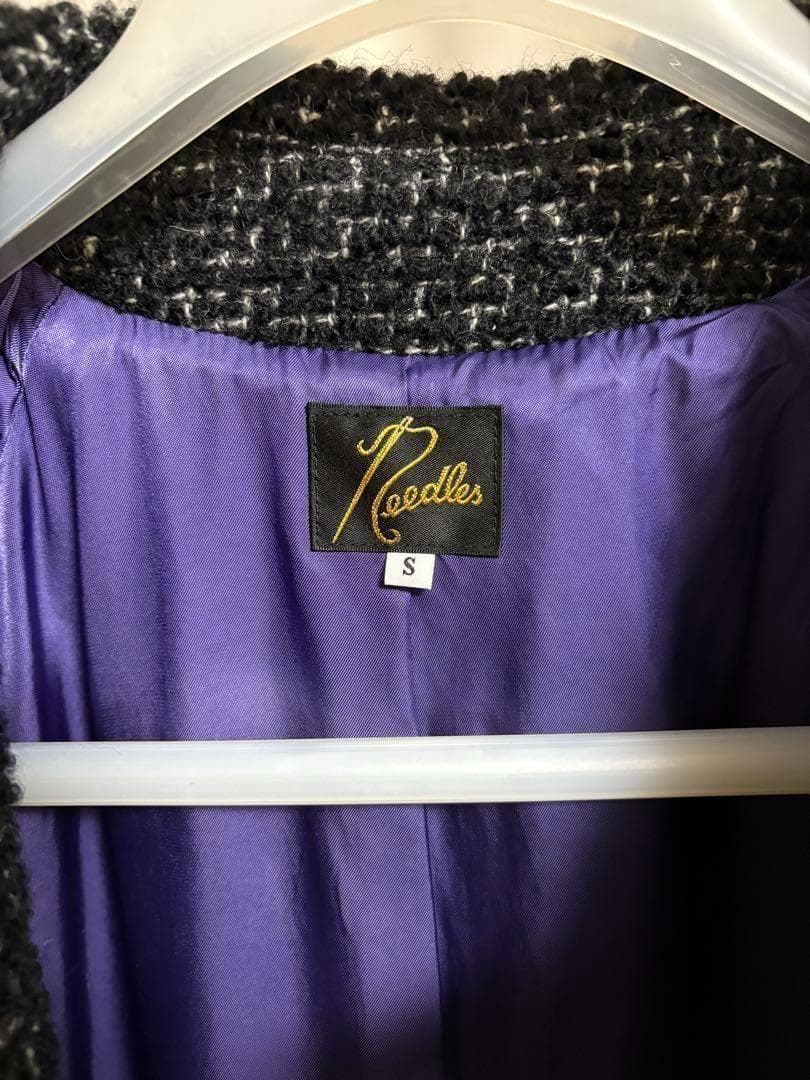 ジャケット・アウター needles Balcollar Coat -W/PE/R/N Tweed