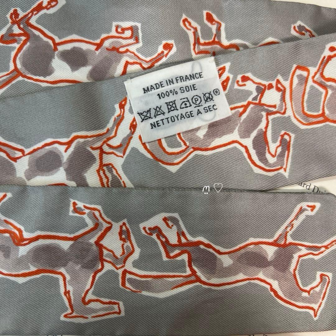 HERMESエルメス ツイリー 自由の馬 シルクスカーフ バッグチャーム