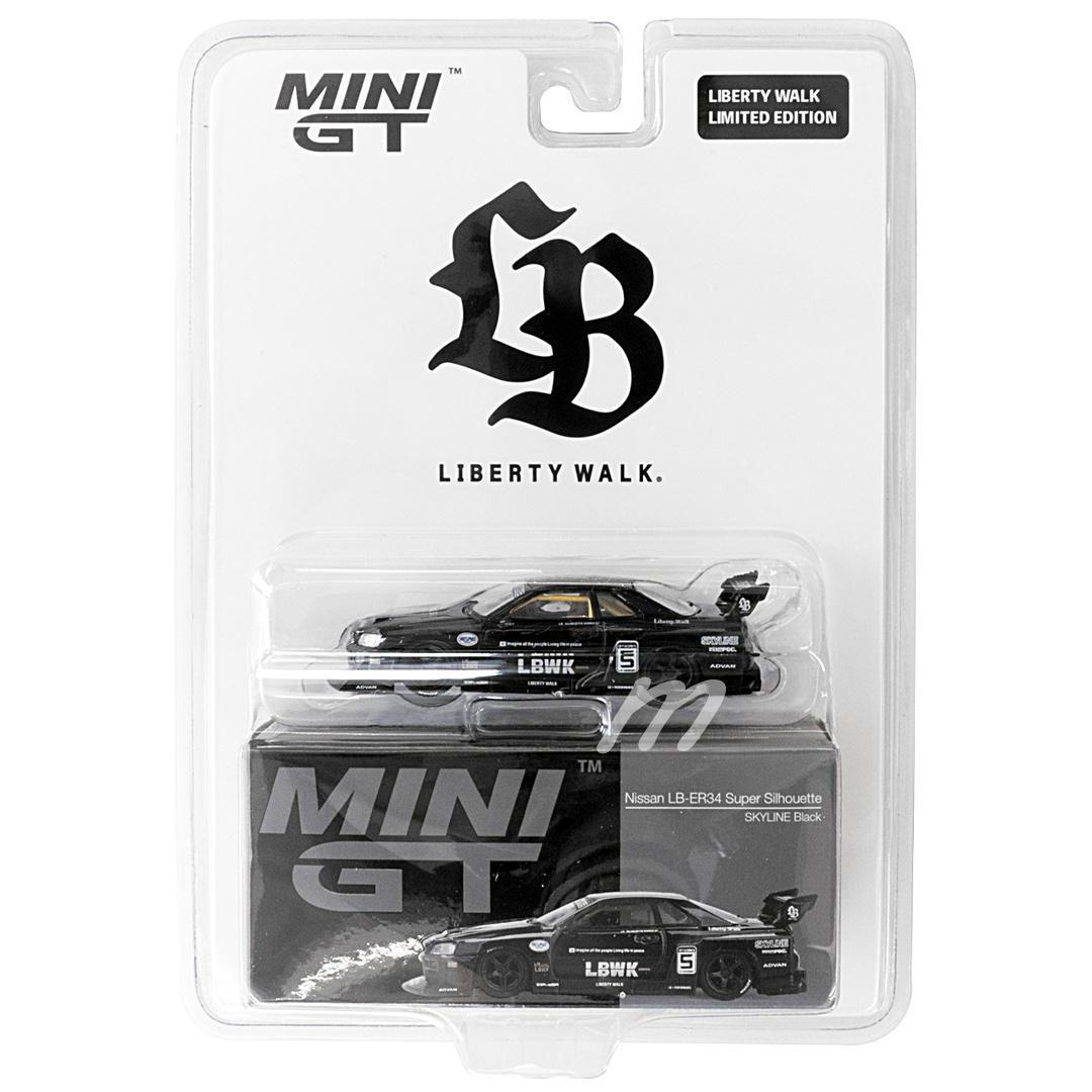 MINIGT Nissan LB-ER34 スーパーシルエット Black BL - メルカリ