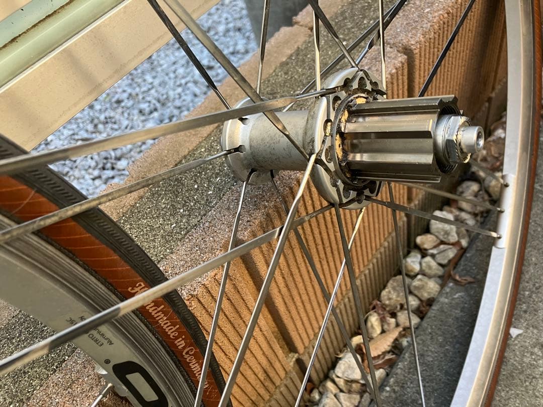 貴重 カンパニョーロ ゾンダ シルバーCampagnolo 完組ホイール 中古