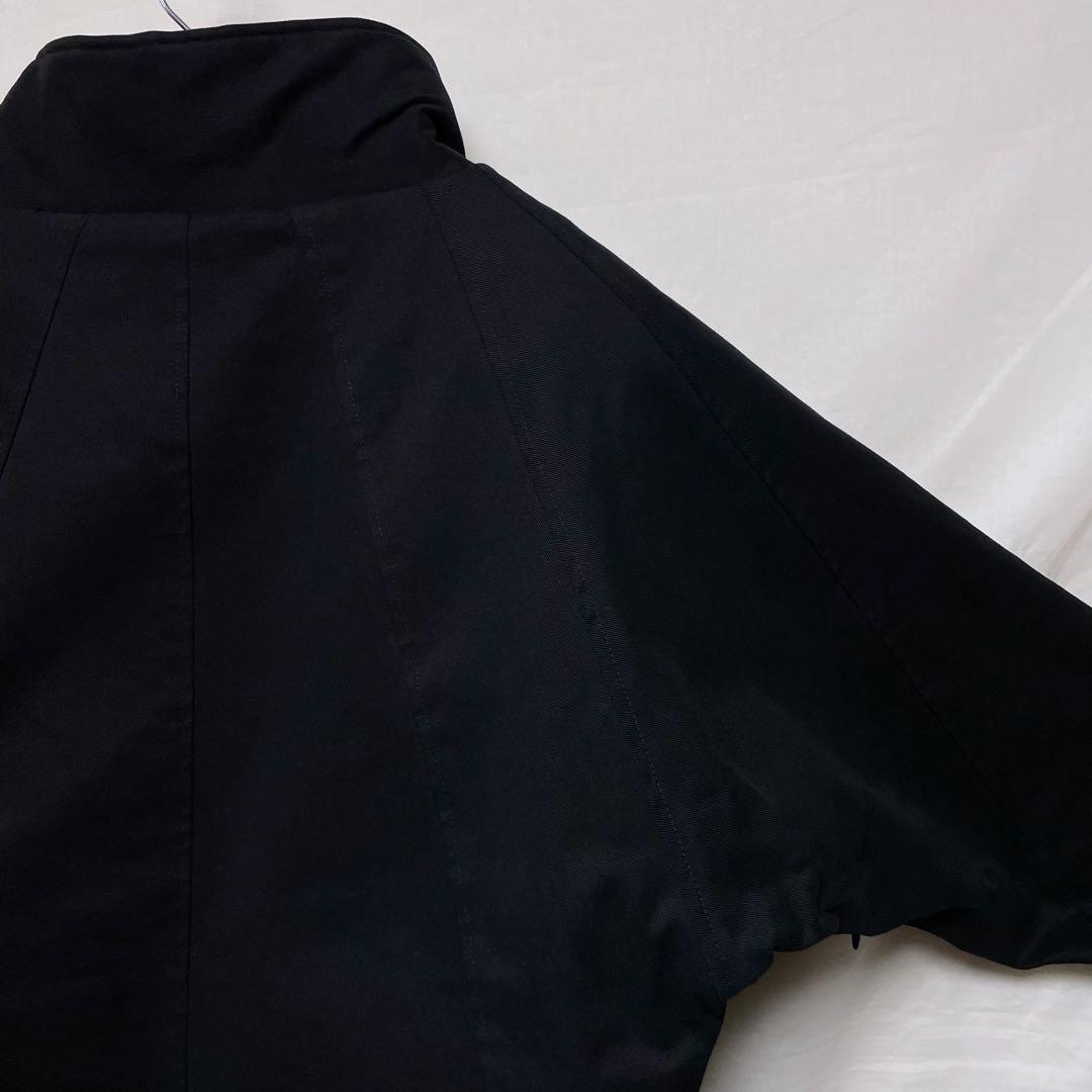 NO ID.】マルチシームハイカラーハーフコート ボアフリース ハの字