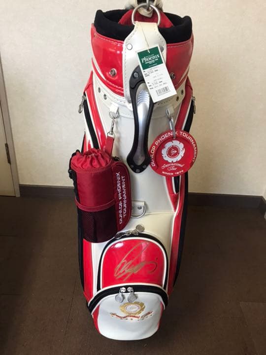 石川遼サイン入りキャディバッグ&グローブ - メルカリ
