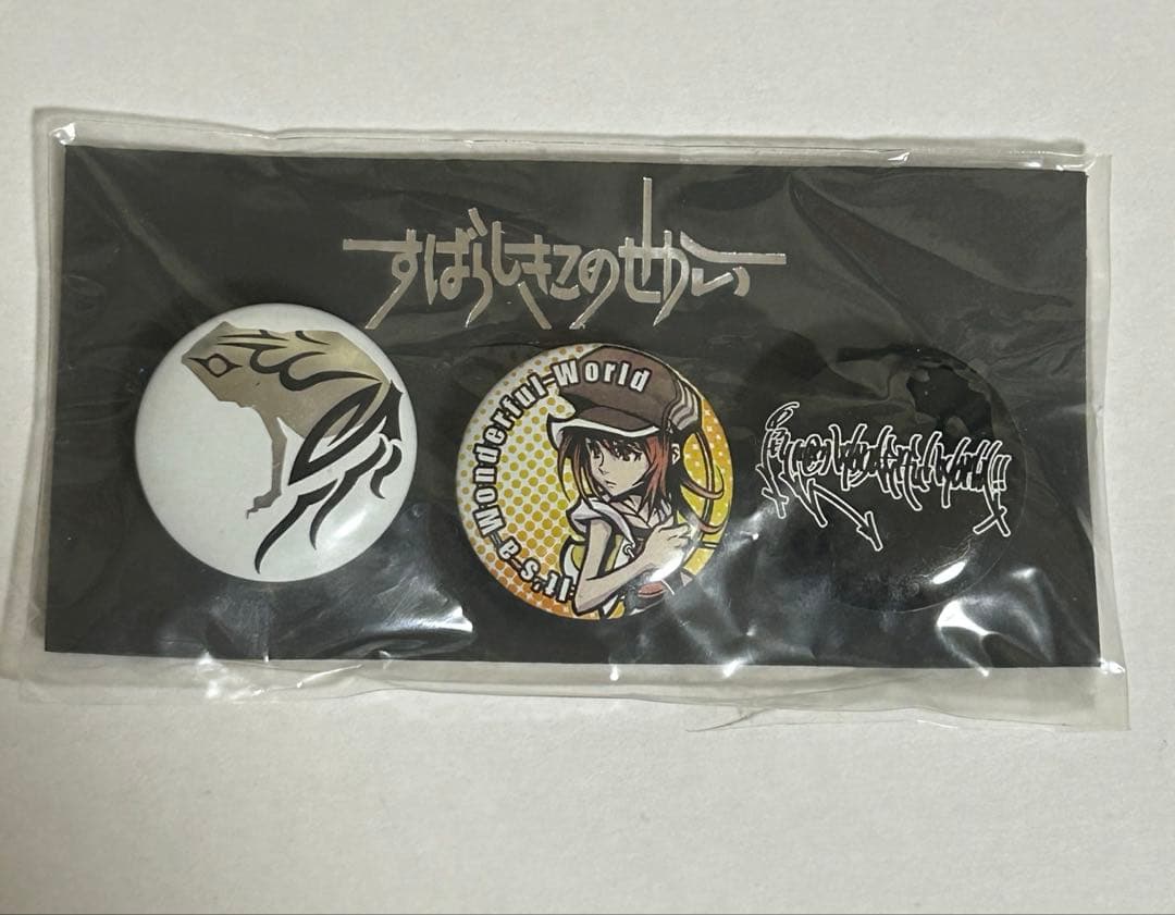 すばらしきこのせかい 缶バッジ　希少 すばらしきこのせかい The Animation』POP UP SHOP in 渋谷モディが