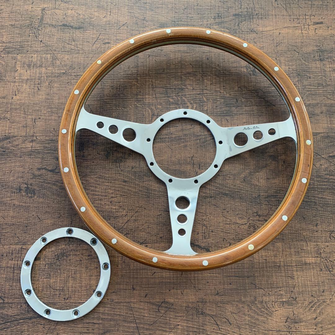 モトリタ　ウッドステアリング33φ クラシックミニ　英国車　旧車 モトリタのウッドステアリングを購入！【ローバーミニ】Moto-Lita Wood