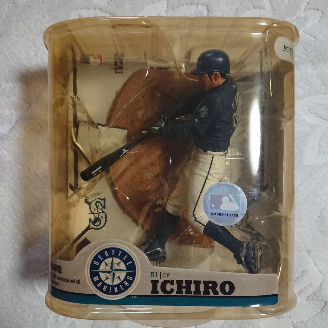 5☆マクファーレン MLB シリーズ 4・22 イチロー フィギュア ネイビー