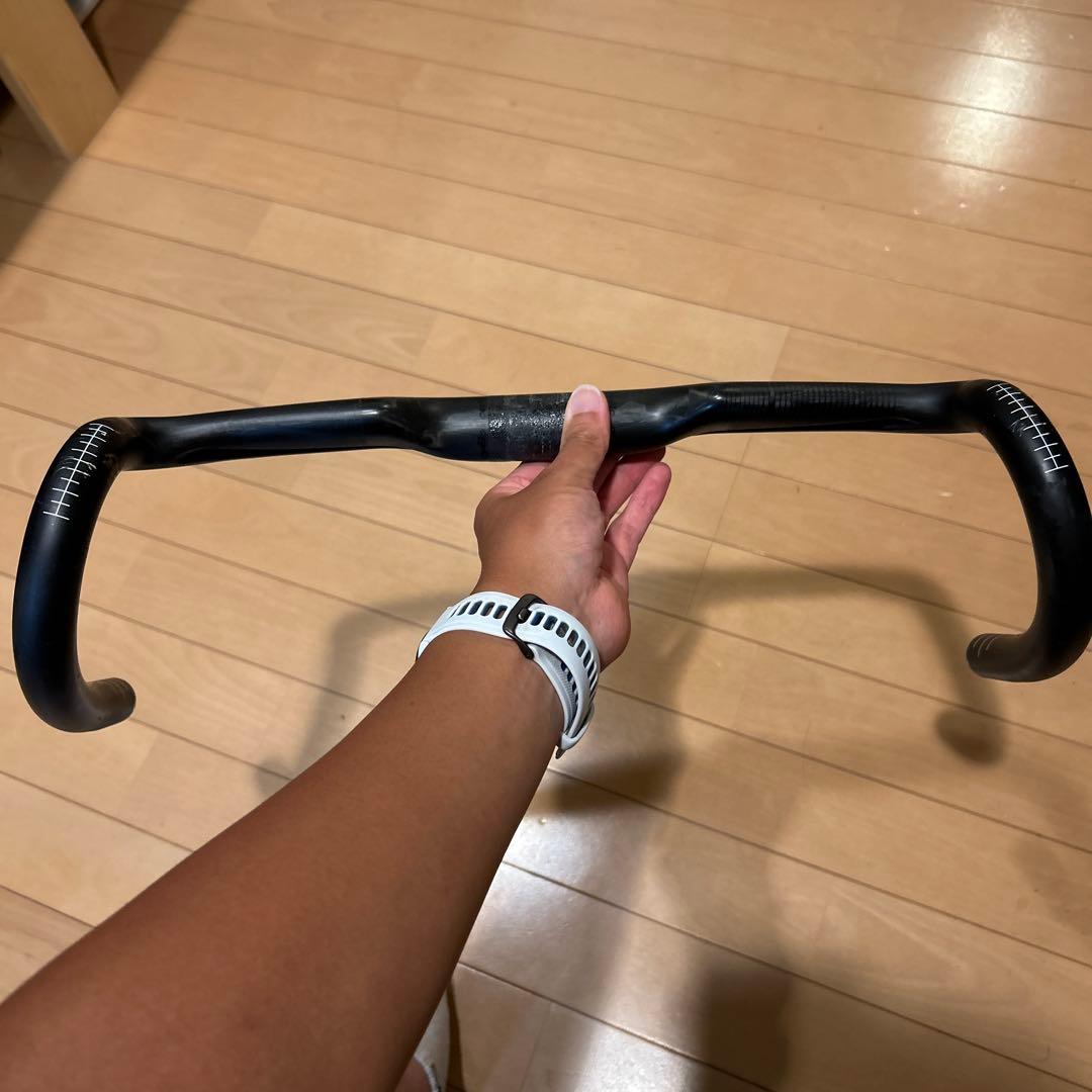最終値下げ cervelo 純正エアロカーボンハンドル 380mm - メルカリ
