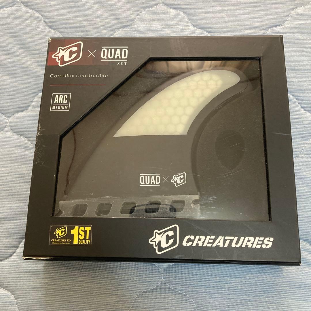 CREATURES ARC Medium Quad Set フィン CREATURES ARC Medium Quad Set フィン CREATURES ARC Medium Quad Set