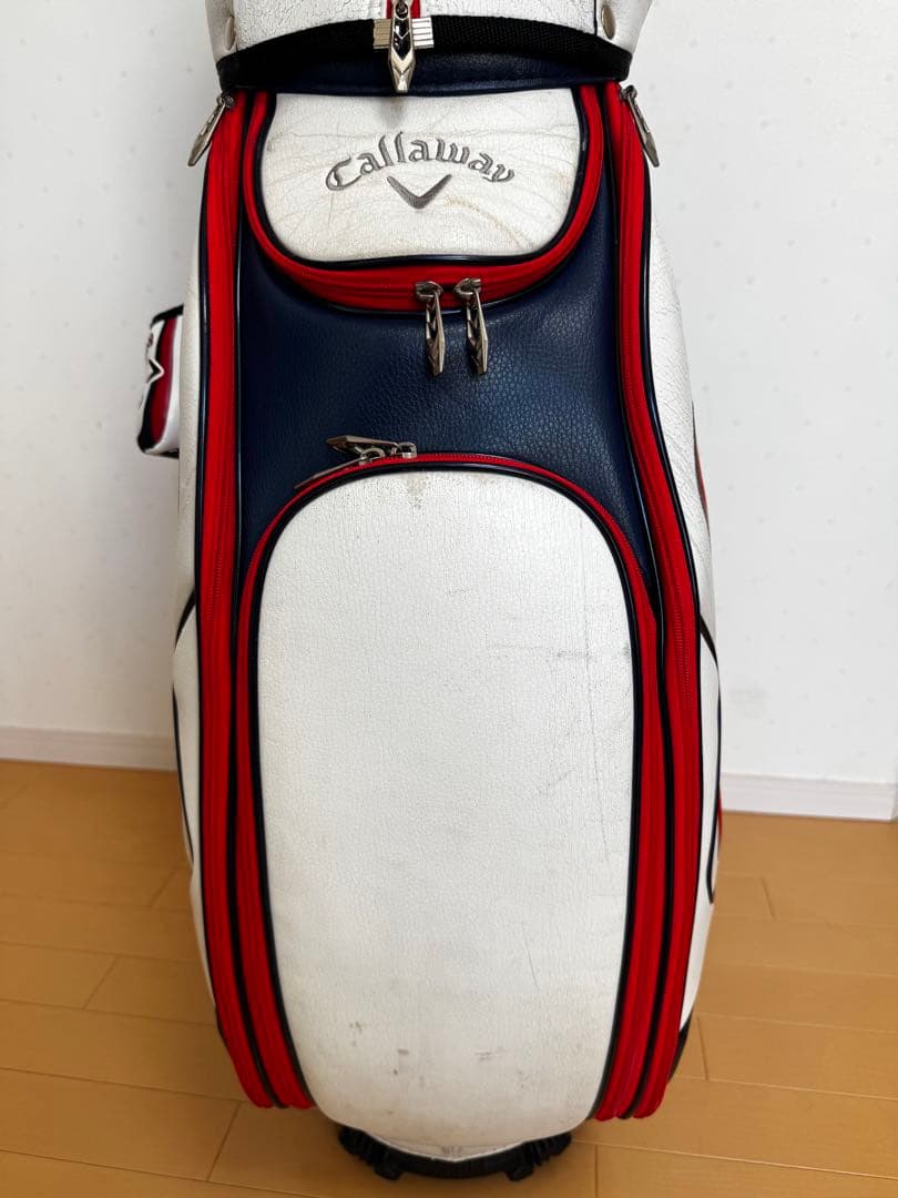 Callaway キャディバッグ 白/赤/青 おまけ ボール入付き