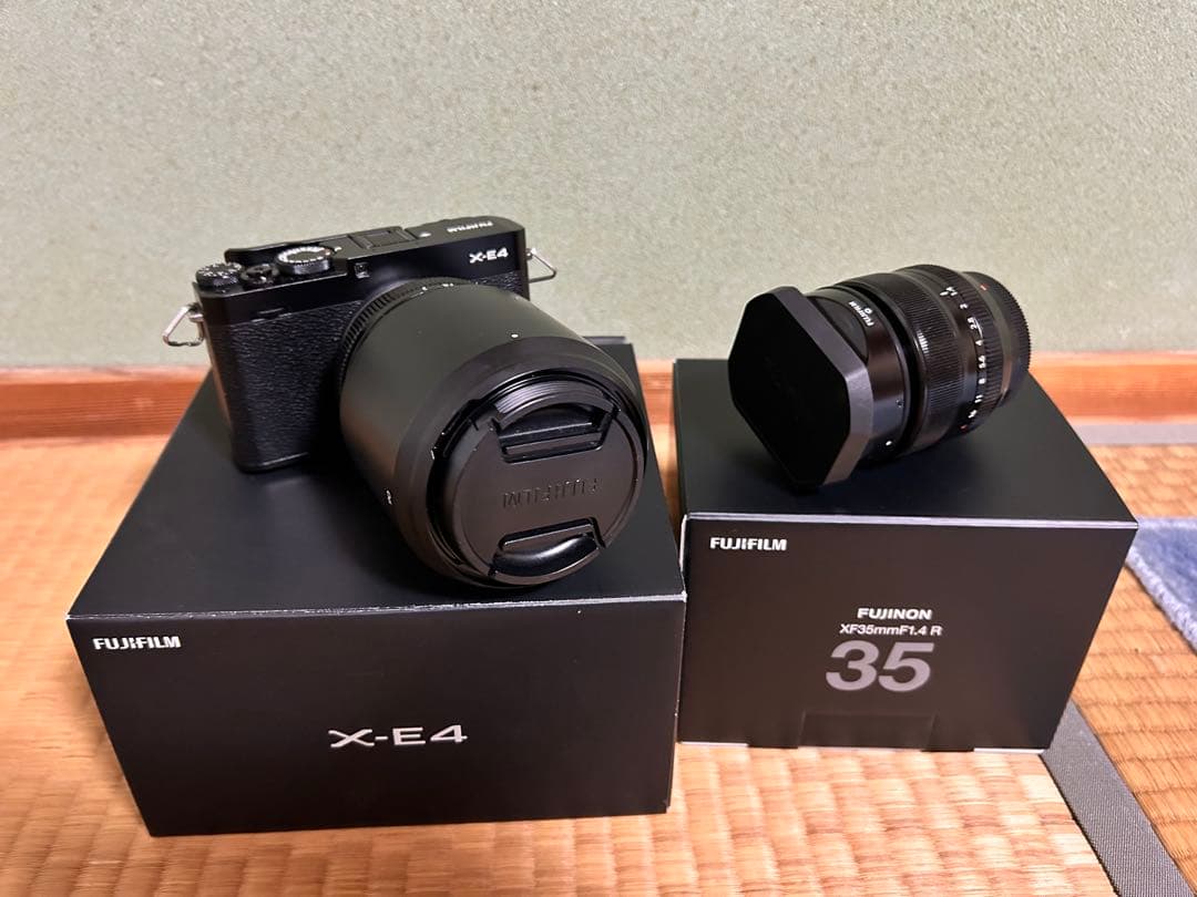 デジタルカメラ Fujifilm X-E4 + XF35mmF1.4 + XF90mmF2 FUJIFILM X-E4と、フジノンXF35mm f1.4Rと、クラシックネガの週末