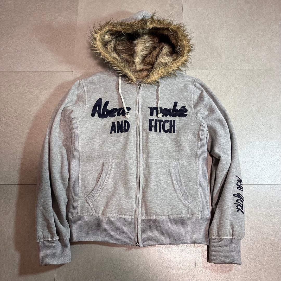 美品 00s Abercrombie&Fitch アバクロ ファー パーカー - メルカリ