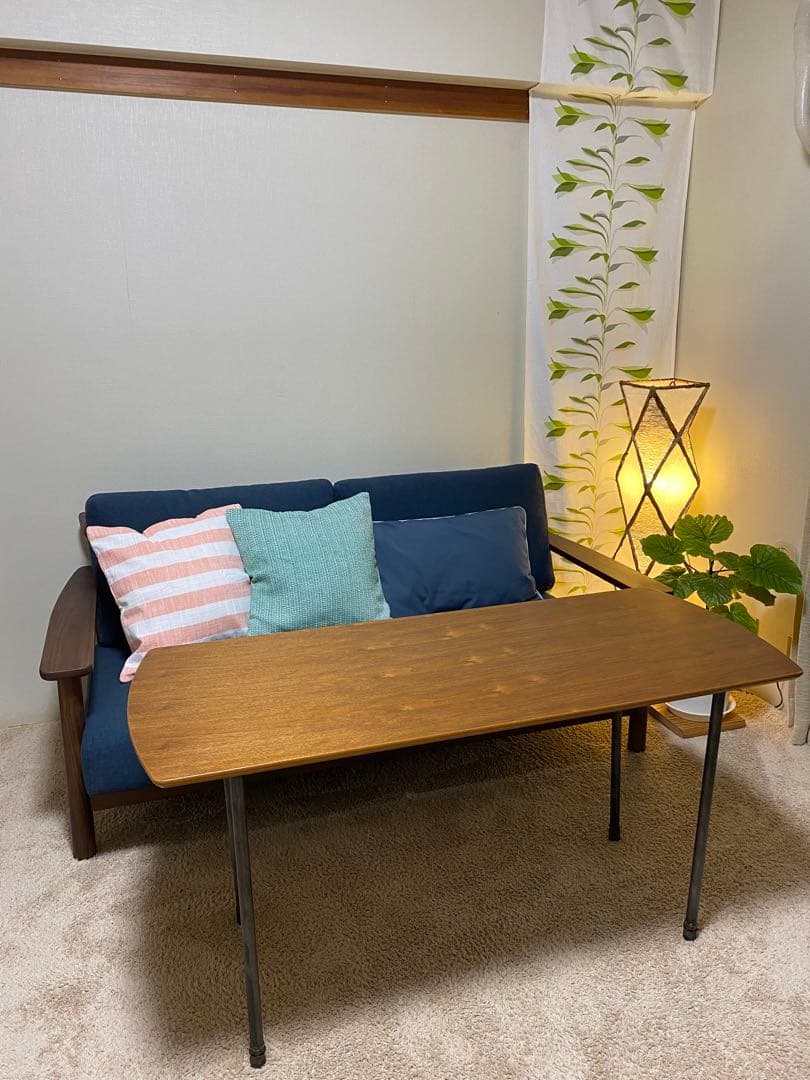 ウォールナット突板テーブル　カフェテーブル　ソファで食事ができる高さ60cm 楽天市場】カフェテーブル 高さ60cm おしゃれ 四角 ダイニングテーブル