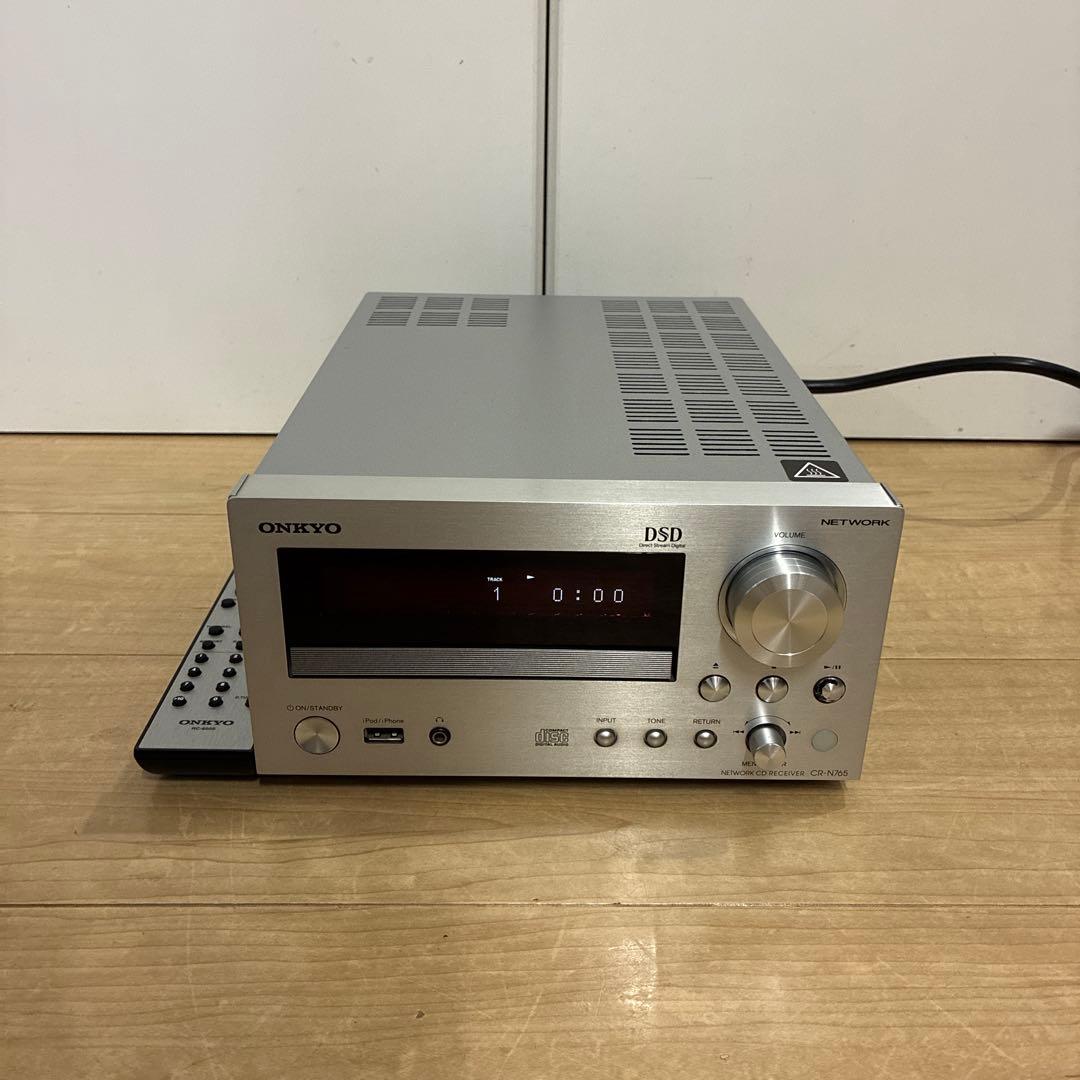 名機！最高音質！ONKYO CR-N765 ネットワークレシーバー 動作ok Amazon.co.jp: ONKYO ネットワークCDレシーバー シルバー CR-N765(S