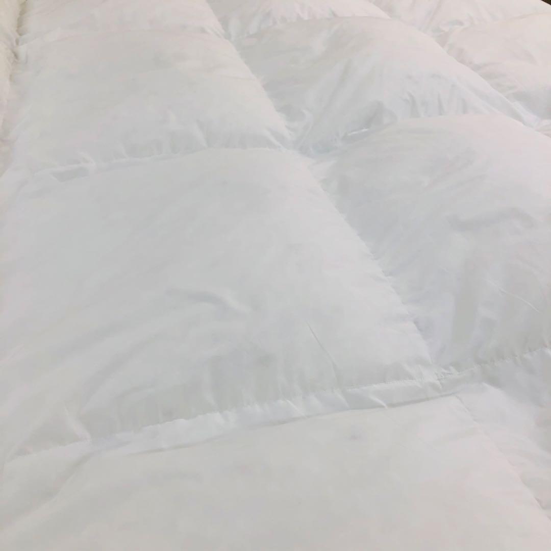 羽毛布団 ダブル ニューゴールド 白 日本製 190×210cm 特別価格 WH