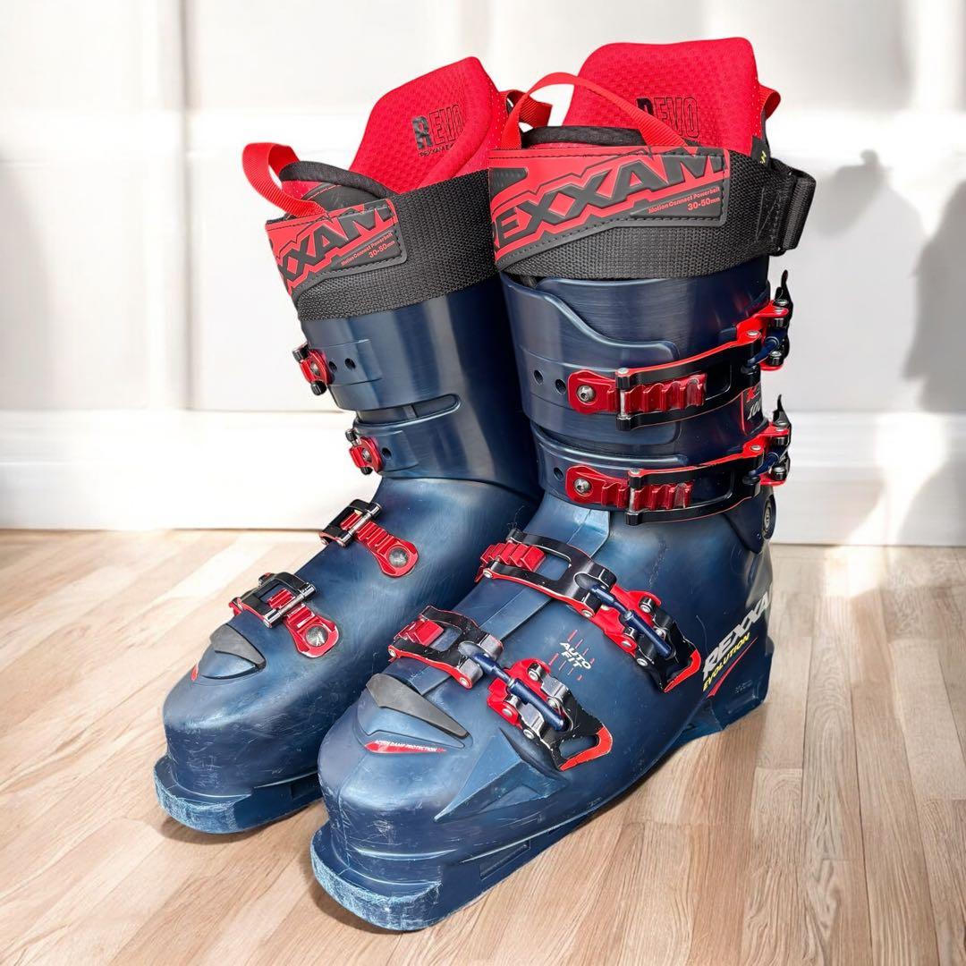 【国産上級】REXXAM R-EVO 100M スキーブーツ 26〜26.5cm