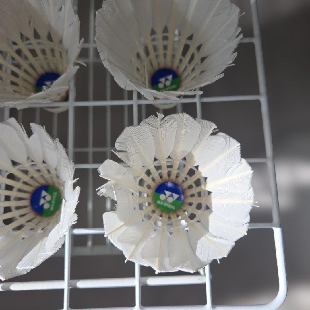 基礎打ち用】YONEX バドミントンシャトル ニューオフィシャル12個 ⑲