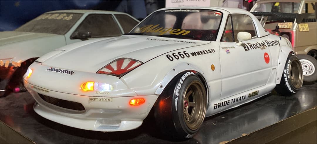 ロードスターラジコンボディー ショップ 10分の1、ラジコンボディ