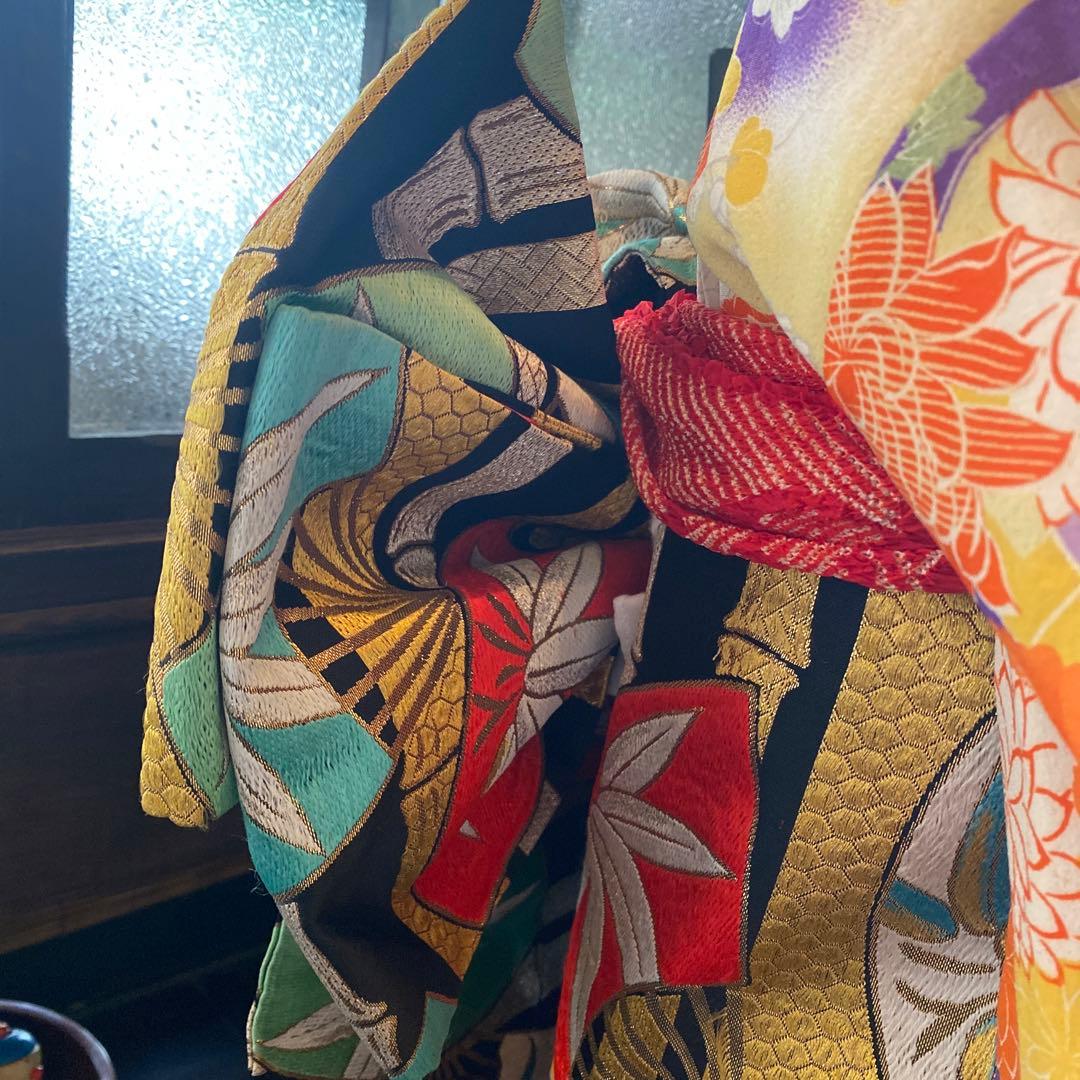 専用ハンドメイド だらり帯 七五三 作り帯 五歳〜七歳 アンティーク