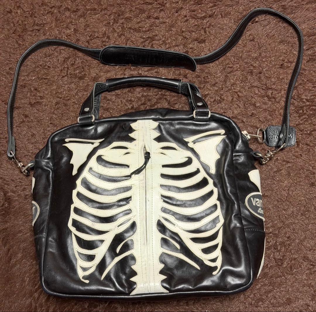 【明日までの特別価格・入手困難】vanson BONE BAG MASTERMIND VANSON FUNNY PACK BONE マスターマインド バンソン コラボ