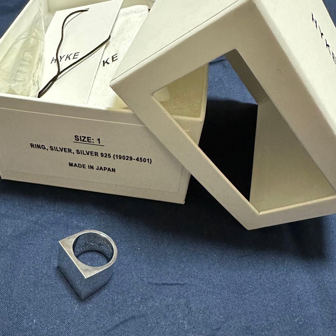 HYKE シルバーリング サイズ1 シルバー925 - メルカリ