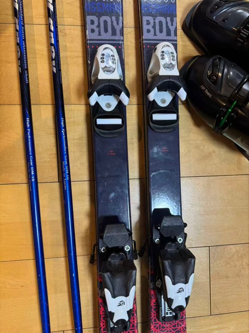 キスマーク スキーセット 138センチ hardブーツ 23〜23.5センチ