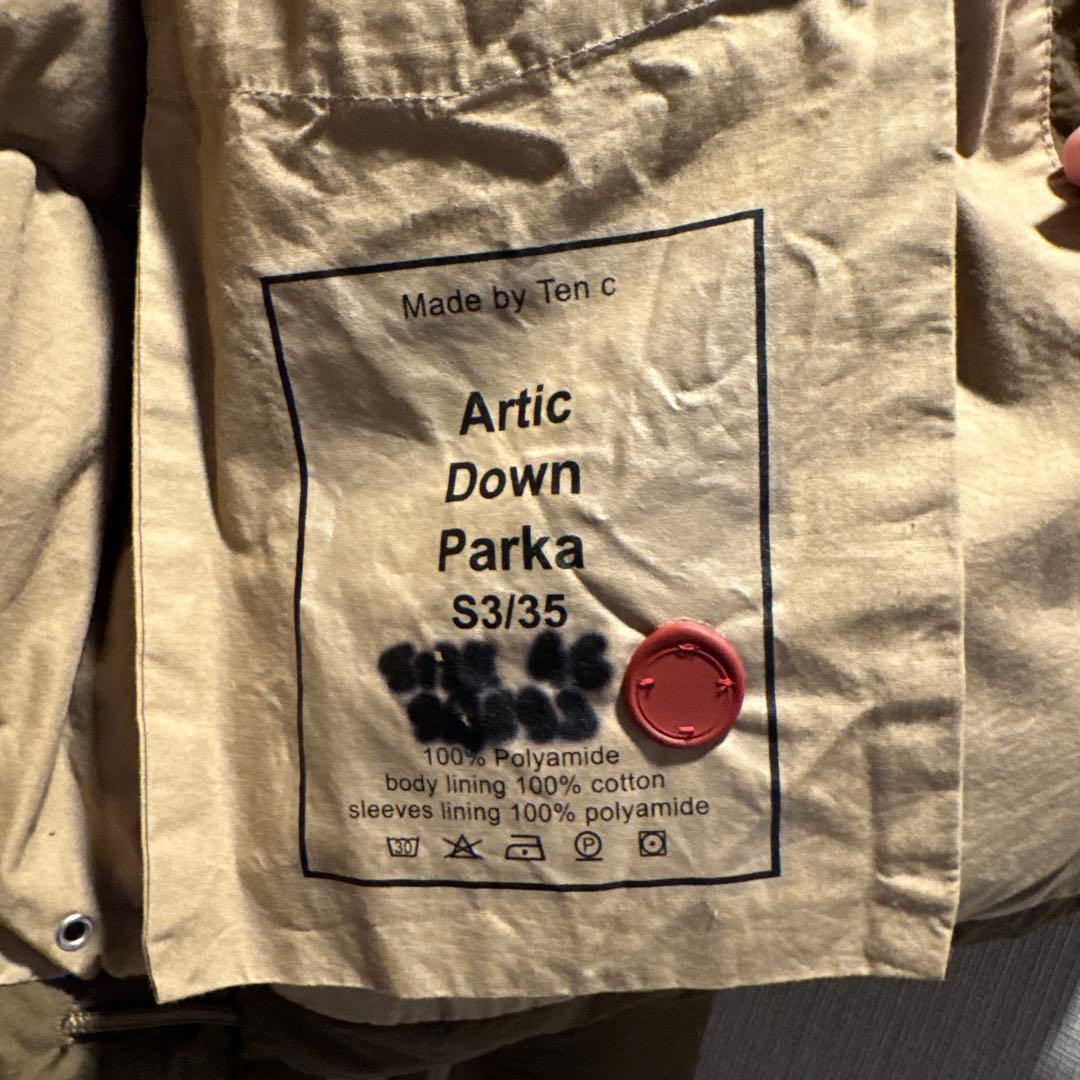 Ten-C Artic Down Parka S3/35 オリーブ Mサイズ - メルカリ