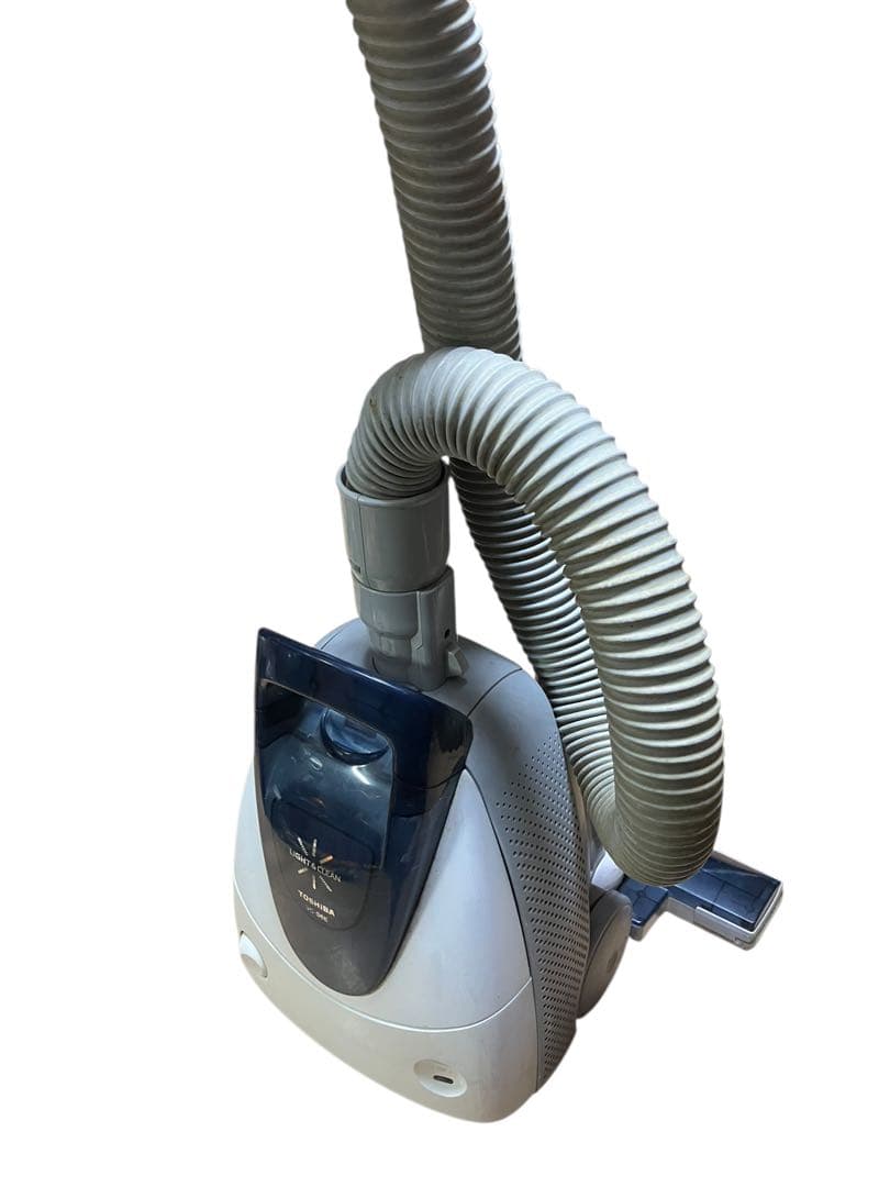 TOSHIBA 東芝　紙パック掃除機VC-S6E (L) 4年製　保証付　レトロ TOSHIBA（東芝） 紙パック式 掃除機 VC-PH65A-W ホワイト : カメラの