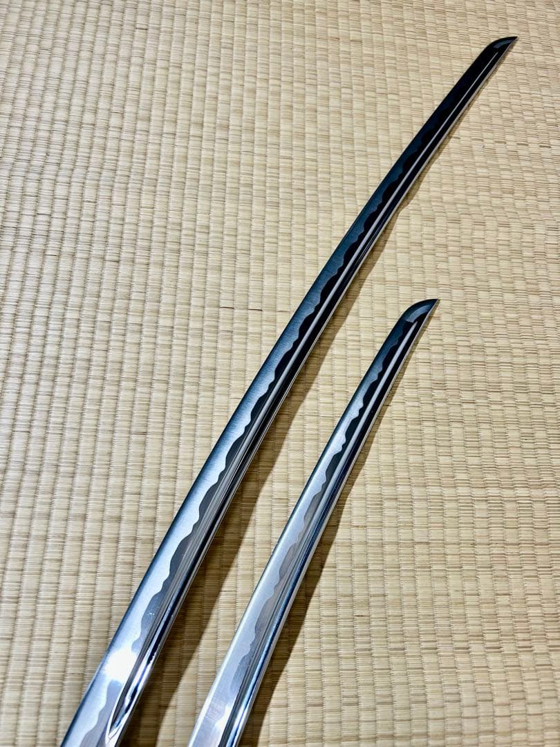 模造刀 太刀 脇差し 2本セット！ ※刀身に樋あり（バラ売り不