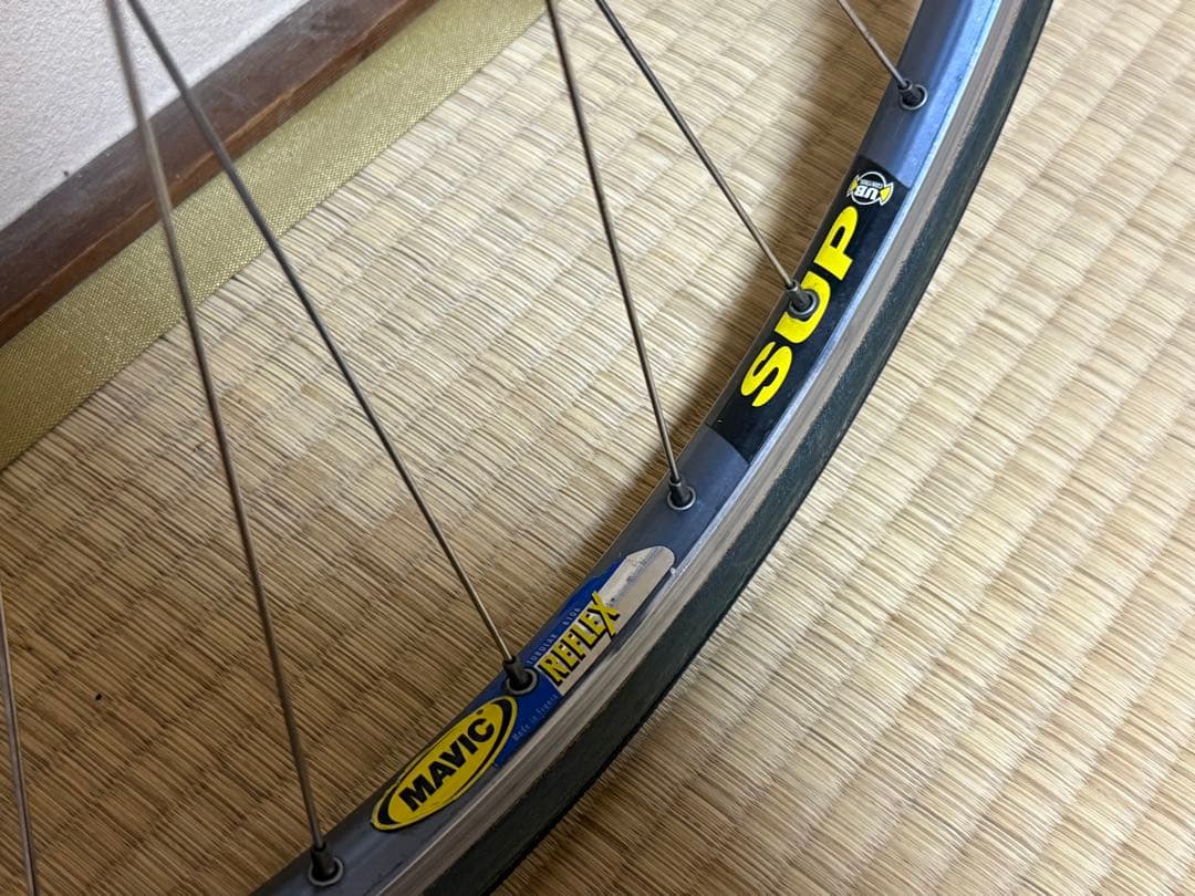 Dura ace 7700 ハブ32h Mavic sup リム チューブラー - パーツ高 品質