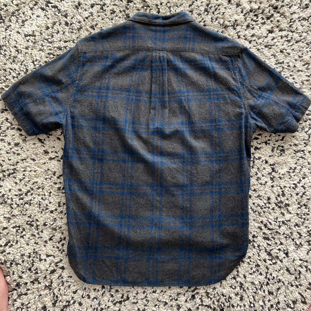 CHROME HEARTS HEYWOOD ダガージップチェック半袖シャツ